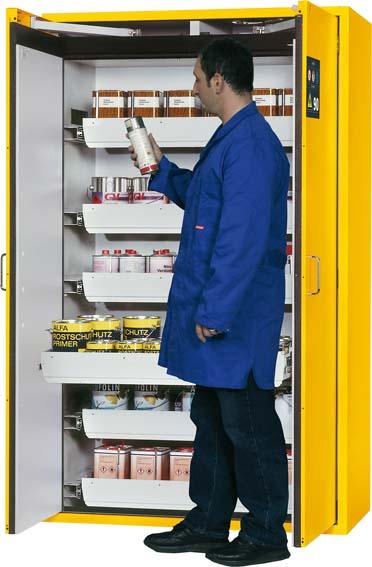 Gefahrstoffschrank S-CLASSIC-90 ASECOS, Gefahrstoffschr. S-Clas90B900mm,6VA,R1004