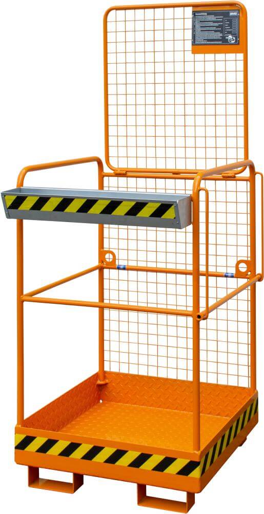 Sicherheitskorb BAUER SÜDLOHN, lackiert orange RAL 2000