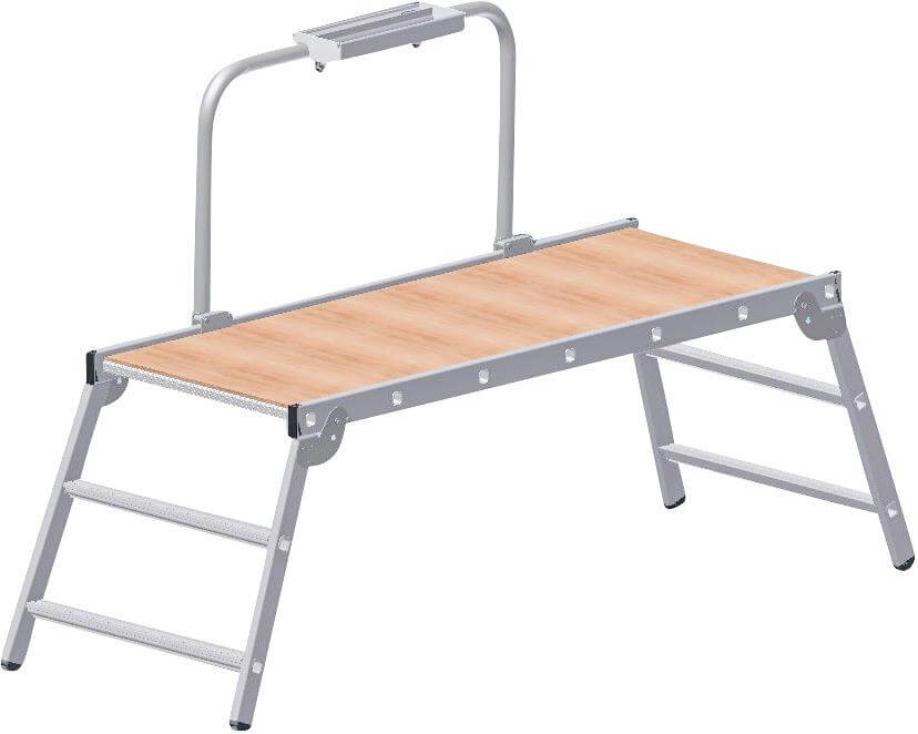 Arbeitsplattform ZARGES, Holz Workmaster Plus P Plattformhöhe 0,70 m Arbeitshöhe 2,70 m