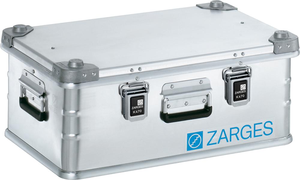 Alu-Kiste ZARGES, K470 42 l IM: ca. B550xT350xH220 mm3 Griffe ZARGES