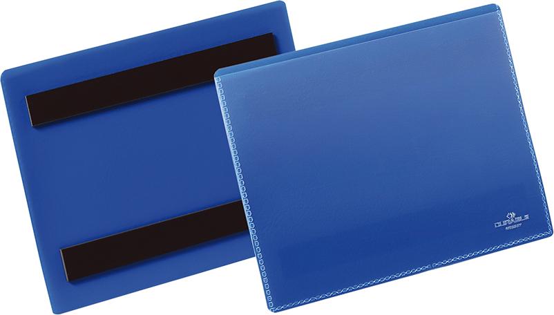 Kennzeichnungstasche DURABLE, magnetisch A6 quer blau