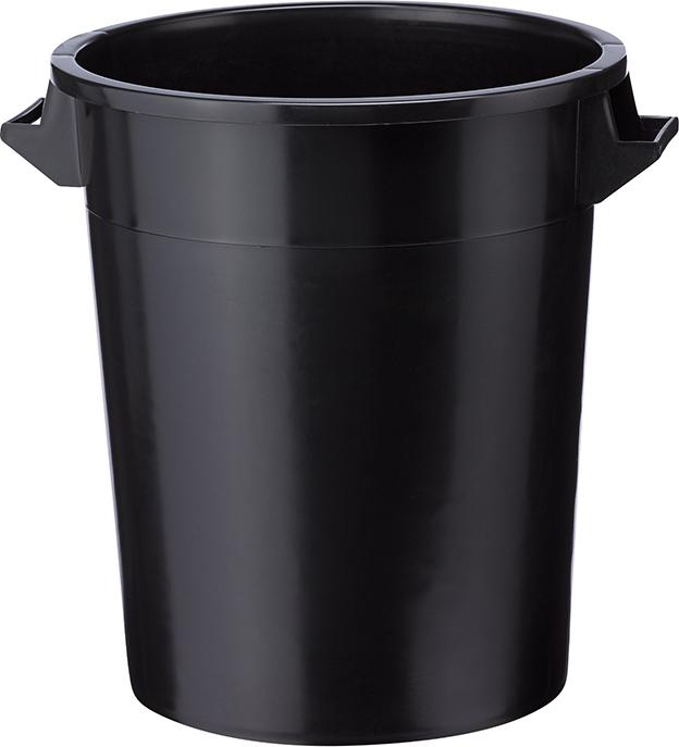 Kunststoff-Tonne NEUTRAL, schwarz Inhalt: 75 Liter