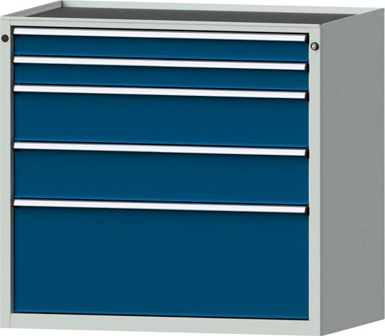 Schubladenschrank ANKE, 3009 900x600mm, 5 SL,7035/5010