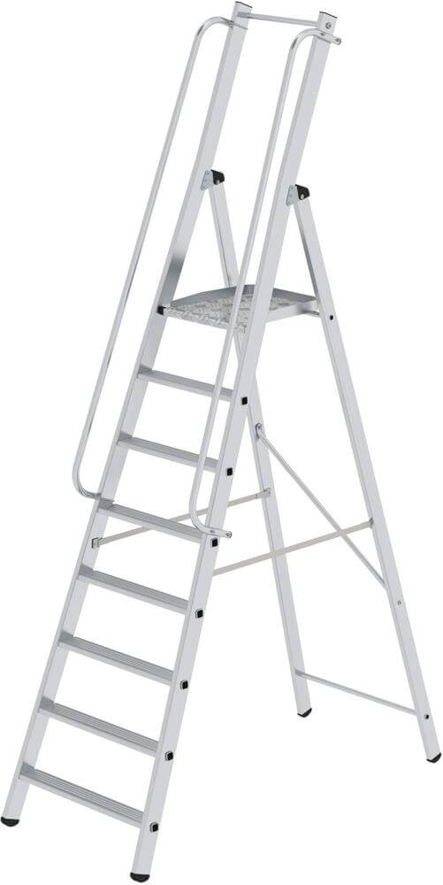 Alu-Bauleiter MUNK, ML 8 Stufen Gesamthöhe 2,88 m Arbeitshöhe bis 3,85 m