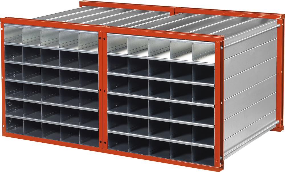 Wabenregal NEUTRAL, RWR-16/1 1000x1000x1000 16 Fächer RAL 2004