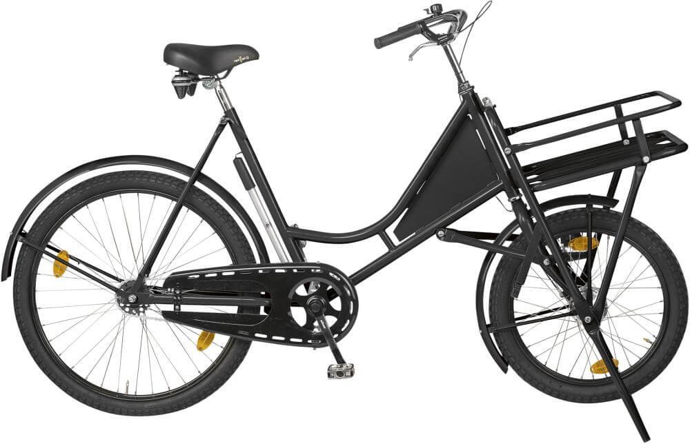 Lastenfahrrad NEUTRAL, Classic schwarz mit Lastenträger