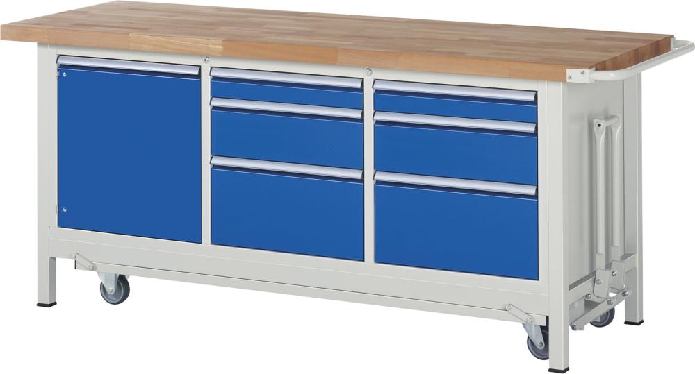 RAU, Absenkbare Werkbank 8000 - Modell 8570 B2000 x T700 x H880 mm