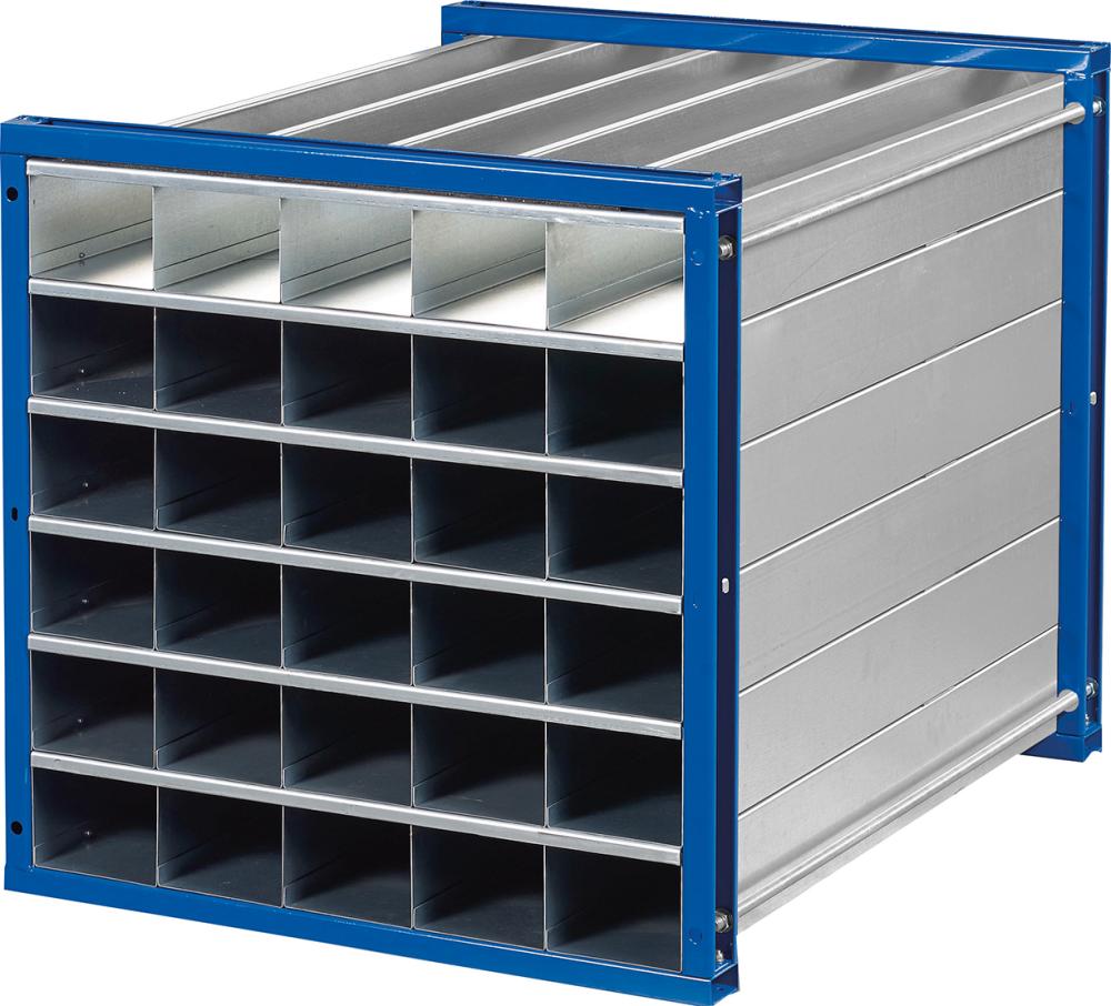 Wabenregal NEUTRAL, RWR-30/1 1000x1000x1000 30 Fächer RAL 5010