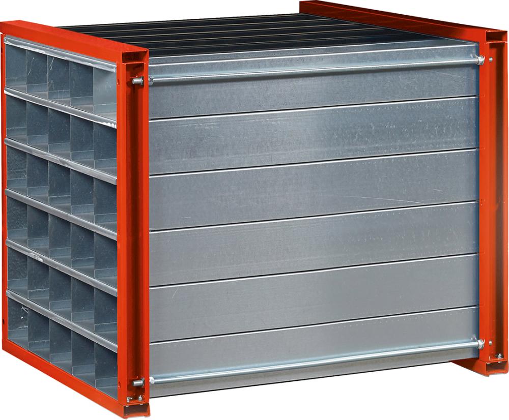 Wabenregal NEUTRAL, RWR-30/1 1000x1000x1000 30 Fächer RAL 2004
