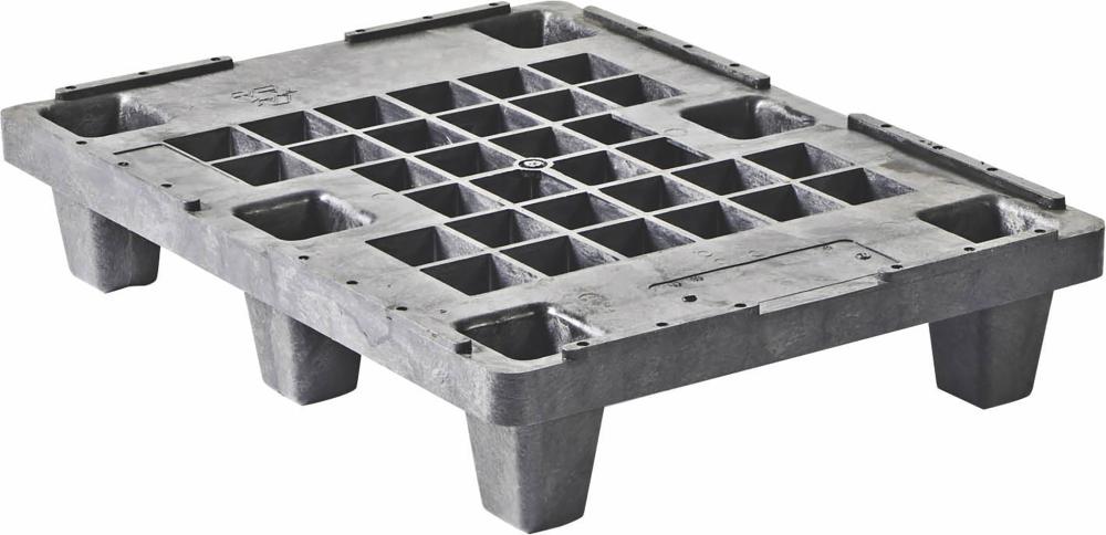 Kunststoff-Halbpalette NEUTRAL, Kst.-Halbpalette,durchbr.800x600x143mm VE 5 Stück