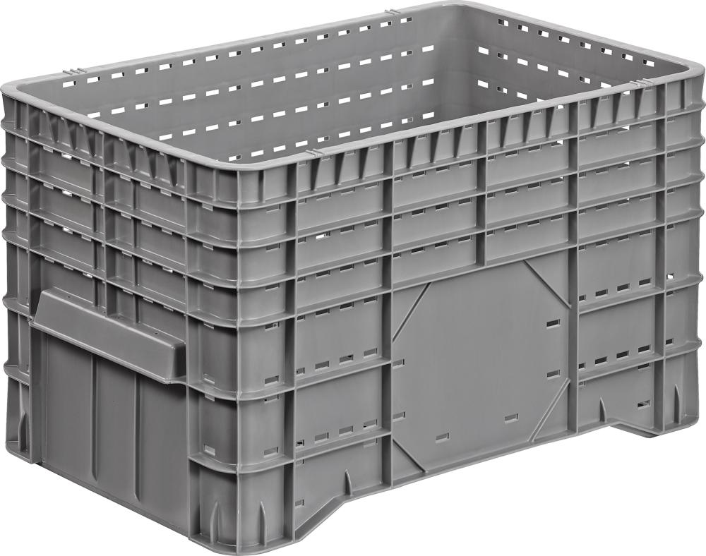 Großbehälter NEUTRAL, PE,4 Füße 1020x640x580mm,gr