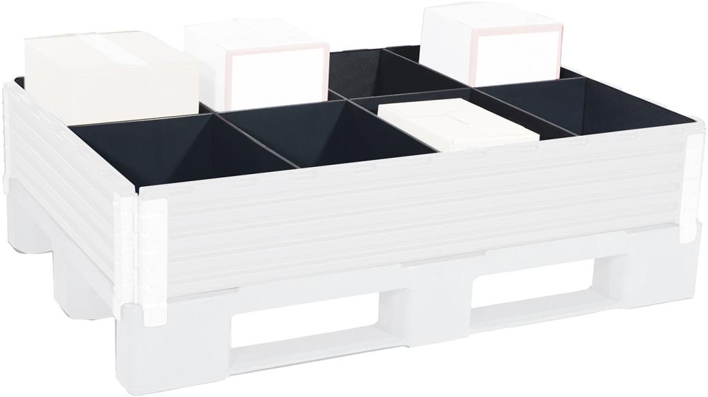 Paletteneinteilungs-Set KIGA, für B800xT1200 mm 1 Längs-,3 Querteiler