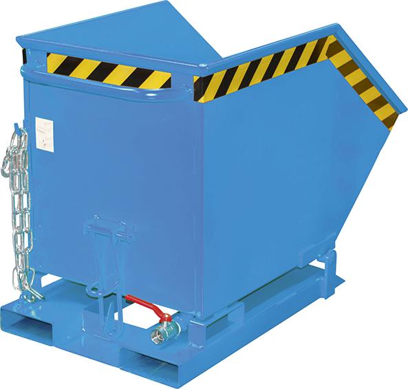 Späne-Kippmulde BAUER, SKK 250 l RAL 5012