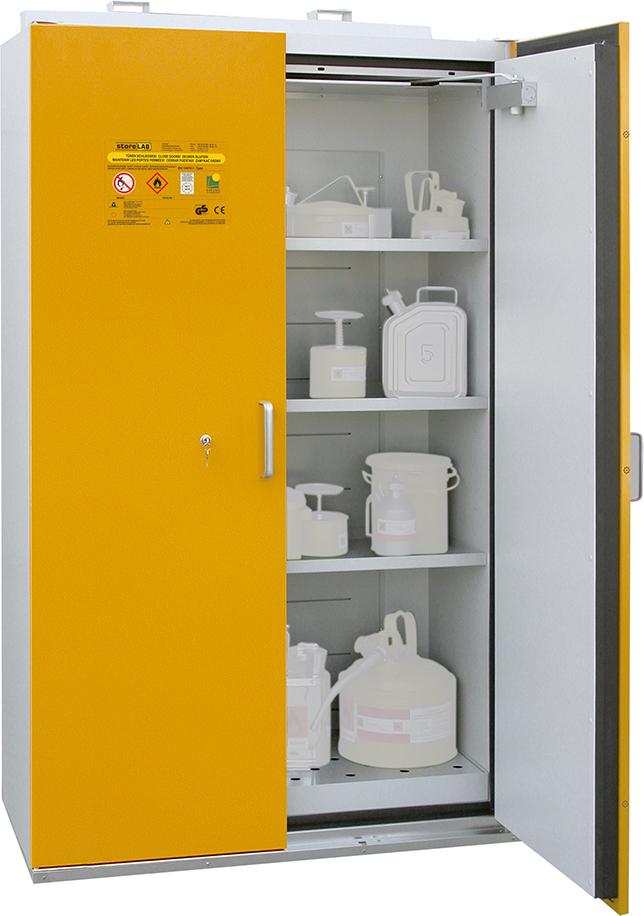 Sicherheitsschrank LaCont, Typ 90-1200 Türen gelb LACONT