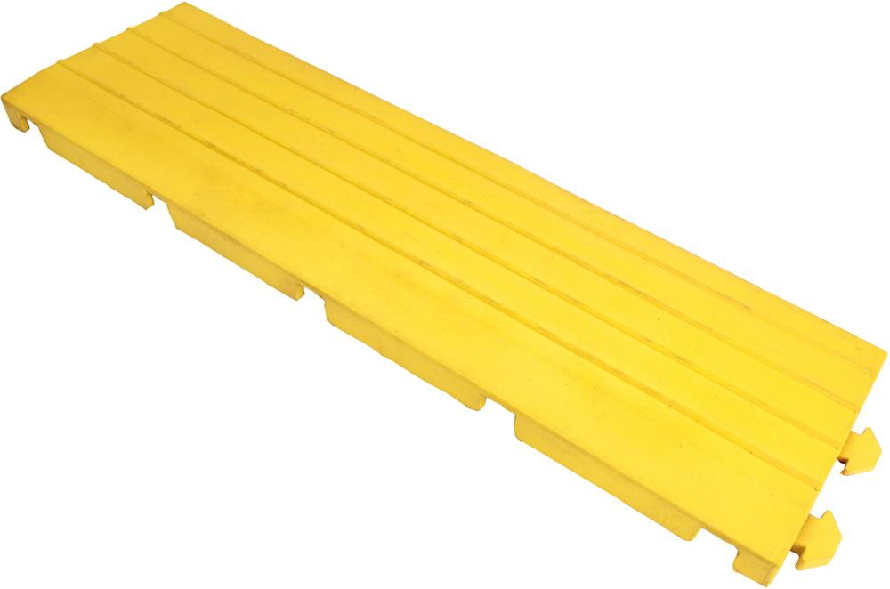 Anti-Ermüdungsmatte COBA, Fatigue Lock gelb weibliche Kante