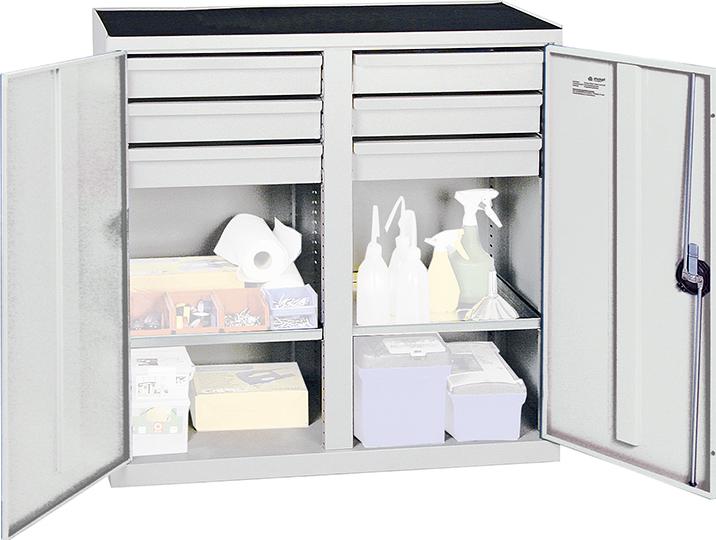 Materialschrank STUMPF, 2000 1000x1000x500 gr/gr 2FB