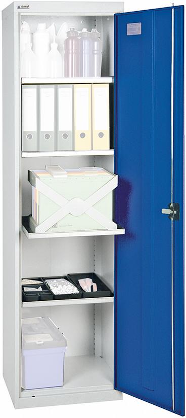 Werkzeugschrank STUMPF, S2000 RAL 7035/5010 4 verzinkte Wannenböden