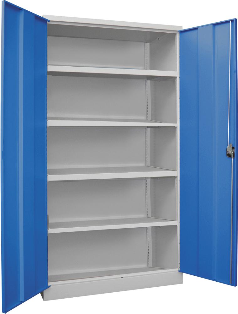 Schwerlastschrank PAVOY, 1950/630/1040 Drehg., ohne Trennwand 4 Böden