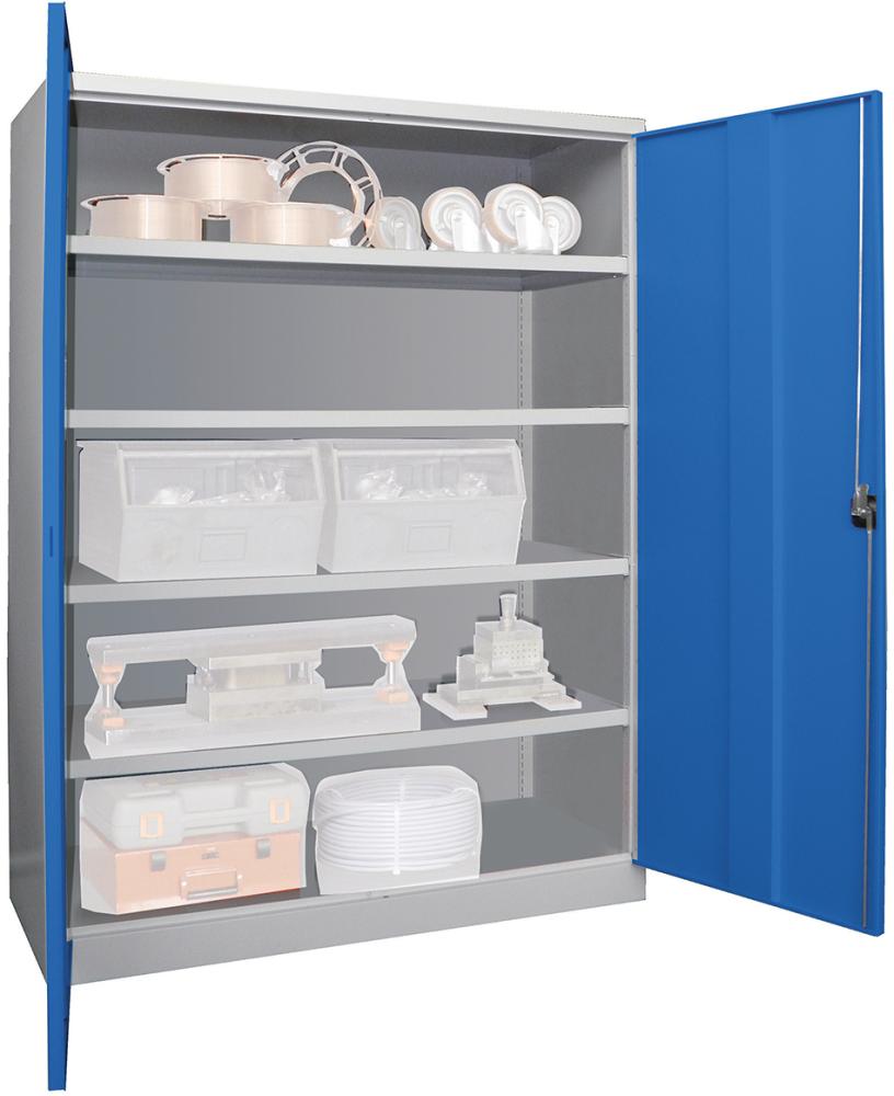 Schwerlastschrank PAVOY, 1950/630/1470 Jumbo, ohne Trennwand 4 Böden