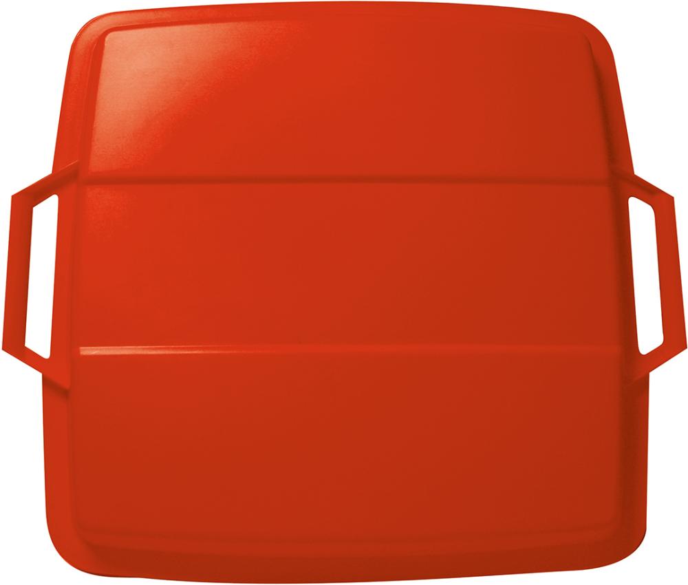 Deckel NEUTRAL, 90 l rot für Transportbehälter