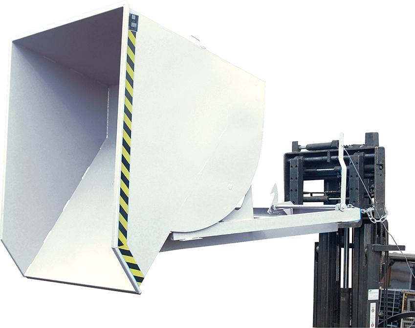 Kippbehälter BAUER, BKM 1500 l B1560xT1760xH1270 mm vzk Tragkraft 3000kg mit Abrollsystem