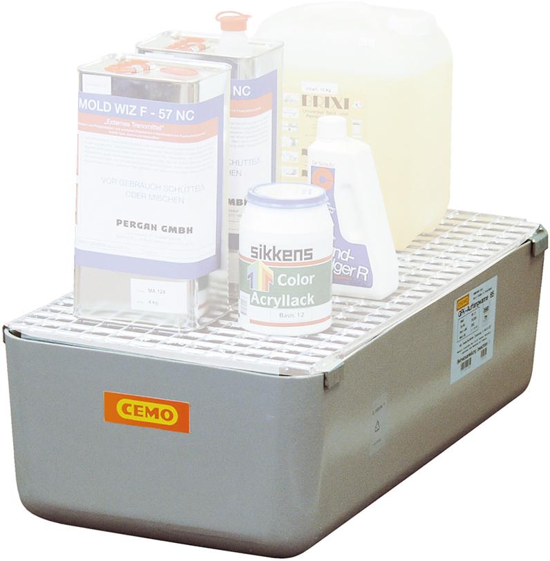 Auffangwanne CEMO, GFK 65 l ohne Gitterrost CEMO