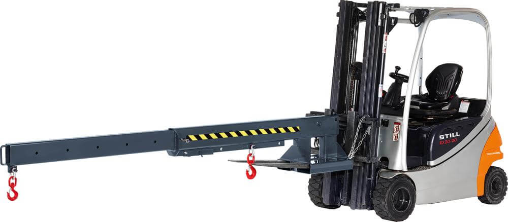 Kranarm NEUTRAL, Typ RKA-5 6-fach ausziehb.5000kg nicht verst. 2220-3720 RAL 7016 anthrazitgrau