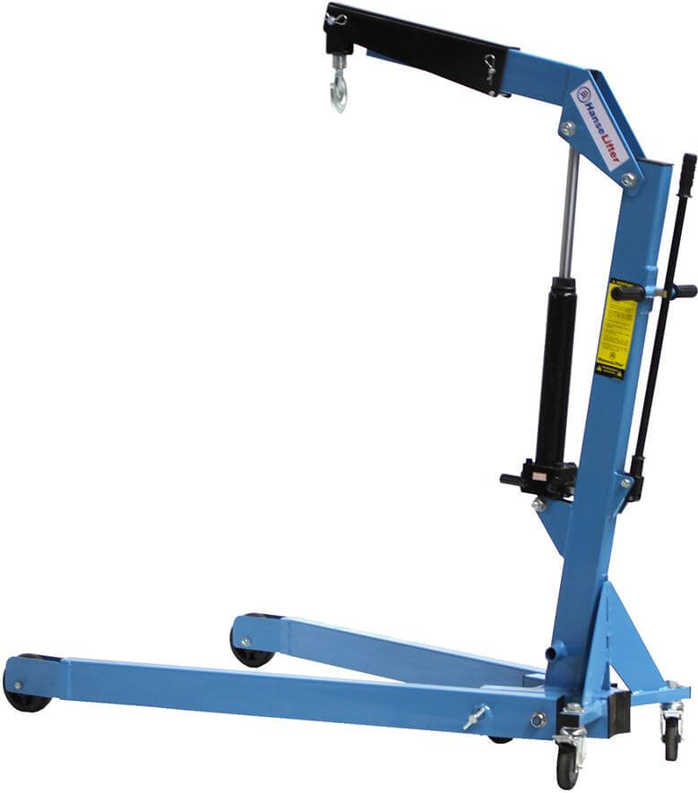 Werkstattkran HANSELIFTER, 500 kg V-Gabelträger, klappbar