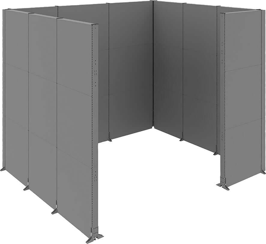 Akustikraum OTTO KIND, B3730 x T3230 x H 29600mmRAL 7037
