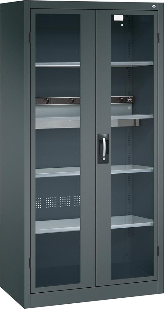 Akkuladeschrank CP, BASIC mit Sichtfenstertüren