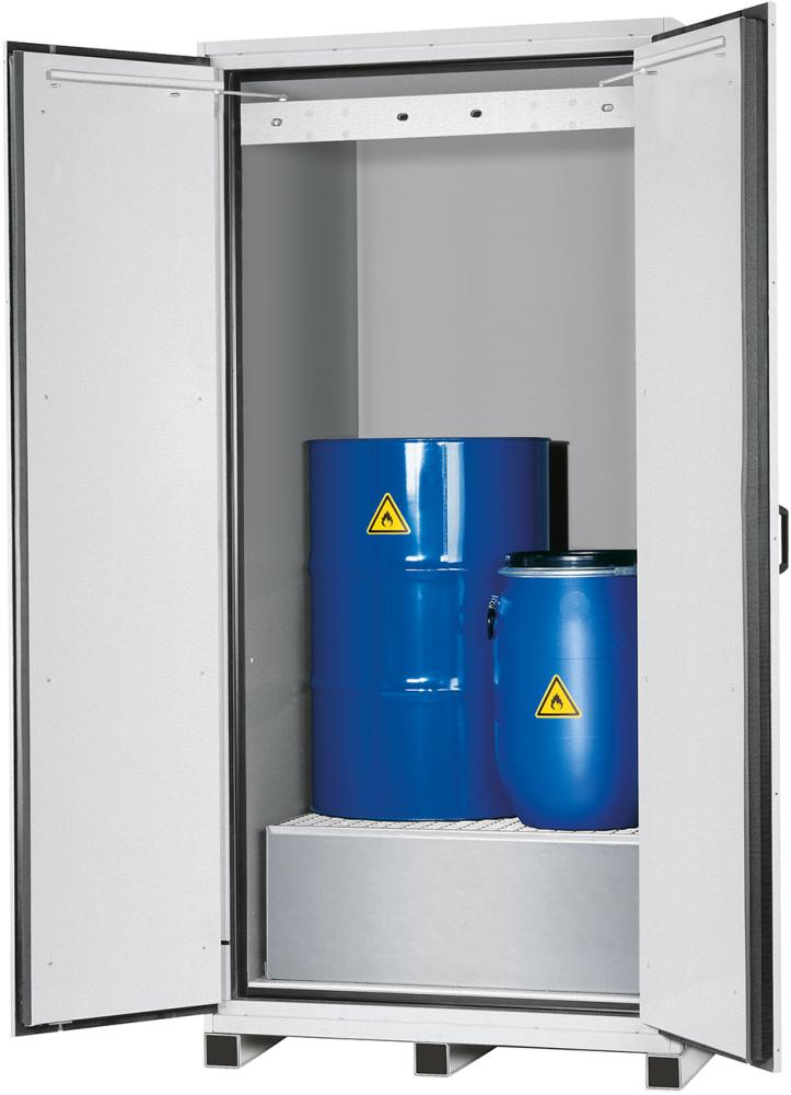 Fass-Schrank ASECOS, 1 F inkl. Auffangwanne