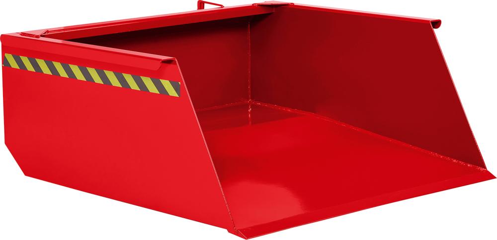 Staplerschaufel Typ RS NEUTRAL, Staplerschauf. Typ RS-1501740x1900x750 2000kg Volumen 1,5m³ RAL 3000 feuerrot