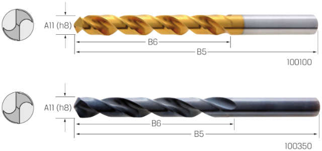 Spiralbohrer PREMUS, HSS-Co Typ N