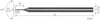 Kleinstbohrer MIKRON, VHM, 3 × A11
