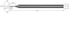 Micro drill solid carbide, 3 × A11, titanium 0032
