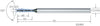 Micro drill CRAZYDRILL SST-Inox, 8 × A11, eXedur RIP, with integrated cooling