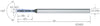 Kleinstbohrer MIKRON, CRAZYDRILL SST-Inox, 8 × A11, eXedur RIP, mit integrierter Kühlung