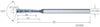 Micro drill MIKRON, solid carbide, CrazyDrill SST-Inox, 12 × A11, eXedur RIP, with integrated cooling