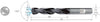 Hochleistungsbohrer PRETEC, 3× A11, TiAlN,<br/>HB, IKZ