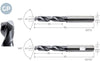 High-performance drill VHM TiAlN shank form HA 3 × A11
