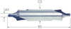 Zentrierbohrer PREMUS, HSS 60° mit Schutzsenkung Form B