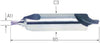 Zentrierbohrer PREMUS, HSS 60° Form B Fläche