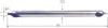 Center Drill HSS 60° Form A long