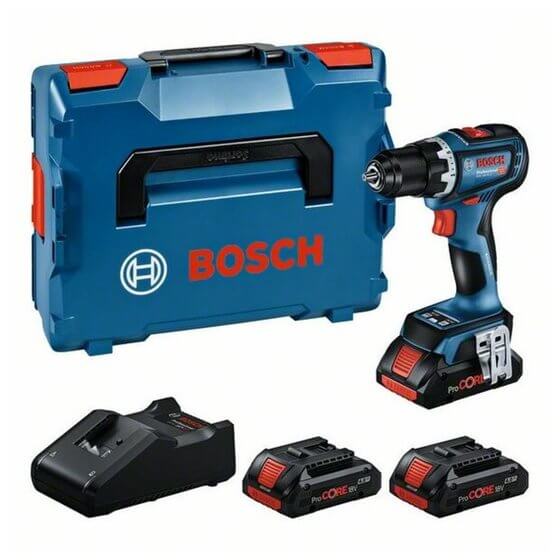 Bohrschrauber GSR 18V-90 C, 3 x ProCORE18V 4.0Ah, L-BOXX