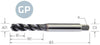 Maschinengewindebohrer PREMUS GP, metrisch, HSS-E PM, Hardlube