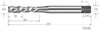 Maschinengewindebohrer PREMUS, HSSE-V3, LSP40, linksschneidend