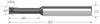 Solid Carbide Circular Thread Milling Cutter JBO, JBO, VHM, BGFS, metric, 2,5 × A21, AlTiSiN
