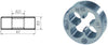 Schneideisen JBO, HSS metrisch-fein linksschneidend