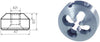 Automaten-Schneideisen JBO, HSS Glockenform