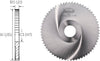 Circular saw blade HSS coarse toothed C 63X3.0X16